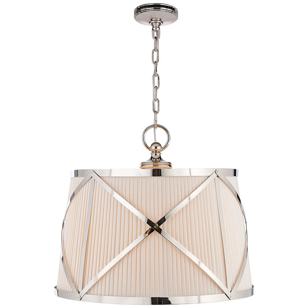 Visual Comfort Signature Canada - Three Light Pendant - Grosvenor - Polished Nickel- Union Lighting Luminaires Decor