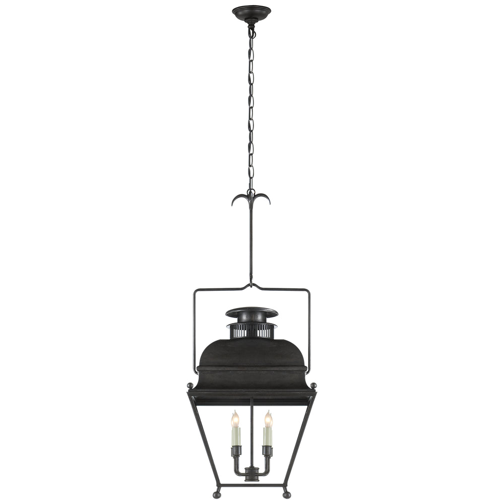 Visual Comfort Signature Canada - Four Light Lantern - Holborn - Aged Iron- Union Lighting Luminaires Decor