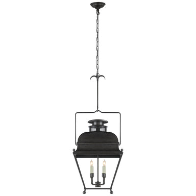 Visual Comfort Signature Canada - Four Light Lantern - Holborn - Aged Iron- Union Lighting Luminaires Decor