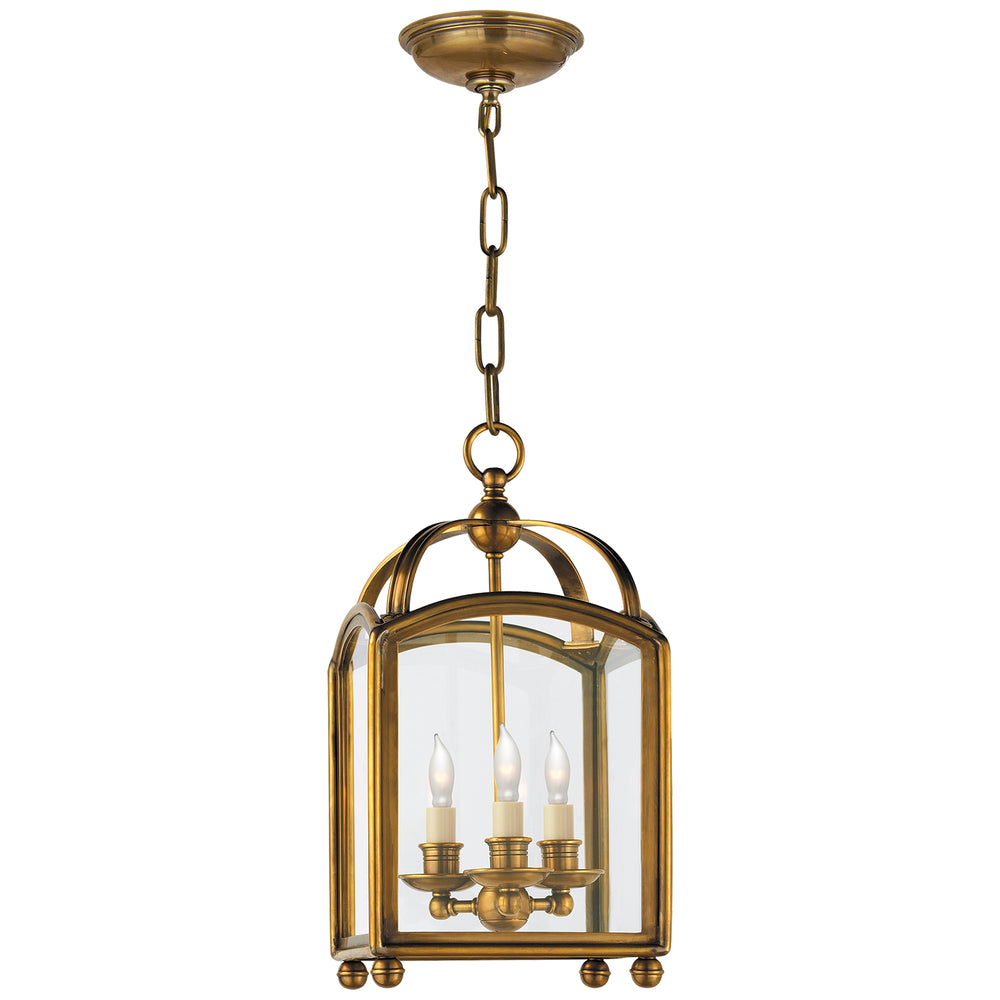 Visual Comfort Signature Canada - Three Light Lantern - Arch Top - Antique-Burnished Brass- Union Lighting Luminaires Decor