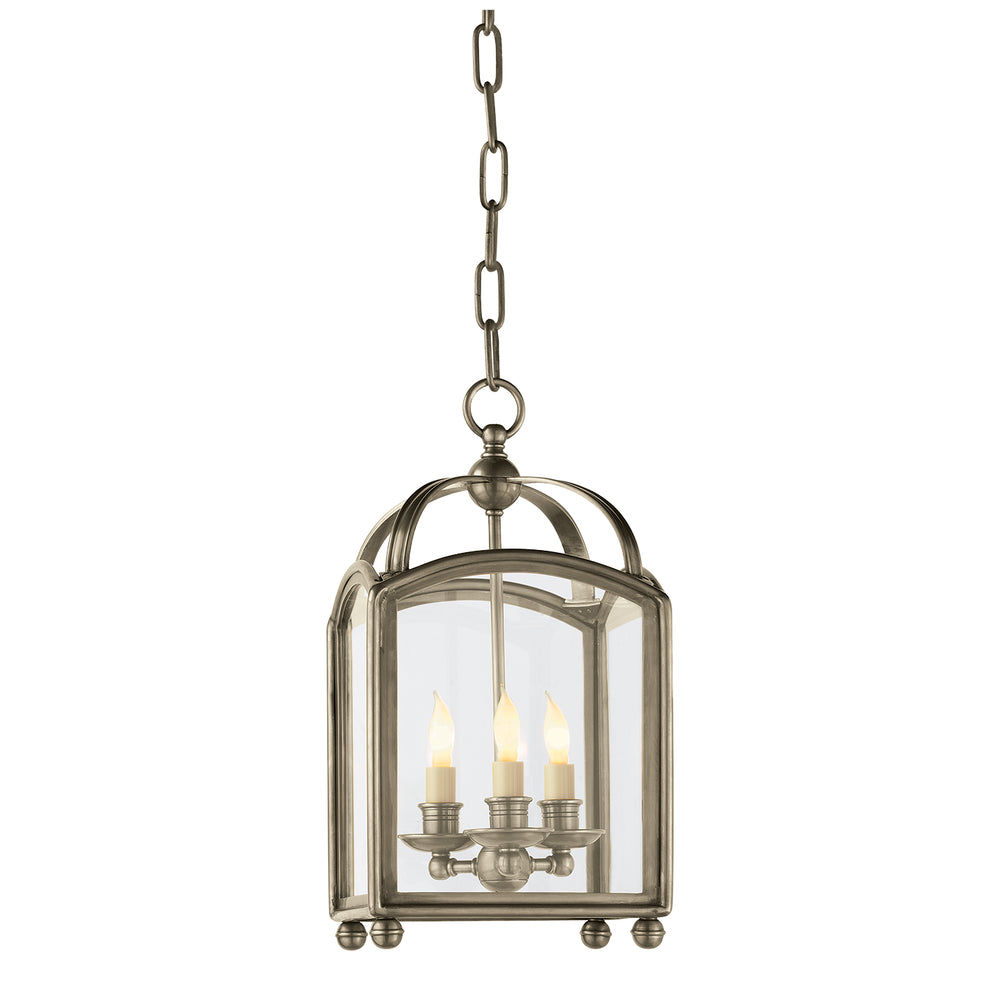 Visual Comfort Signature Canada - Three Light Lantern - Arch Top - Antique Nickel- Union Lighting Luminaires Decor