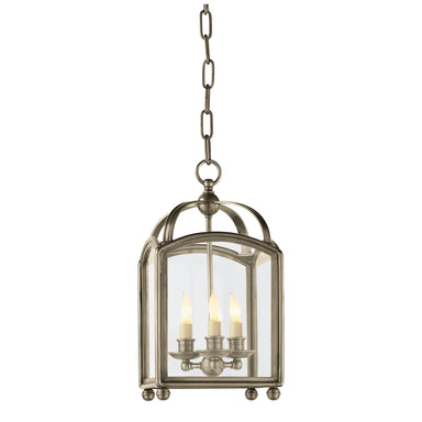 Visual Comfort Signature Canada - Three Light Lantern - Arch Top - Antique Nickel- Union Lighting Luminaires Decor