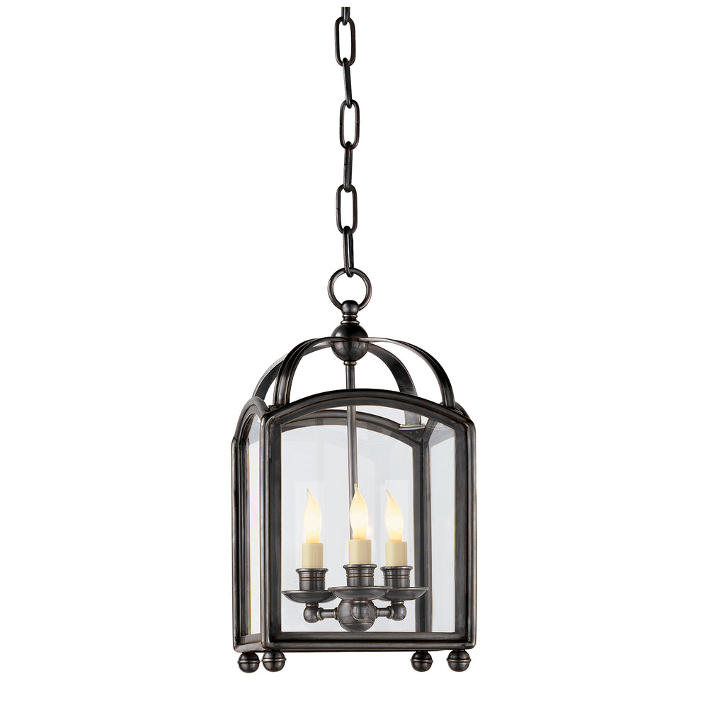 Visual Comfort Signature Canada - Three Light Lantern - Arch Top - Bronze- Union Lighting Luminaires Decor