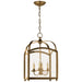 Visual Comfort Signature Canada - Four Light Lantern - Arch Top - Antique-Burnished Brass- Union Lighting Luminaires Decor