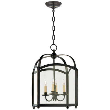 Visual Comfort Signature Canada - Four Light Lantern - Arch Top - Bronze- Union Lighting Luminaires Decor