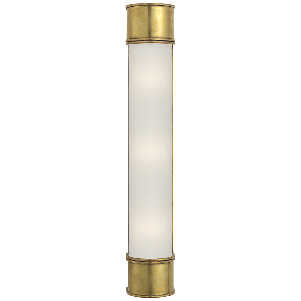 Visual Comfort Signature Canada - Three Light Bath Sconce - Oxford - Antique-Burnished Brass- Union Lighting Luminaires Decor