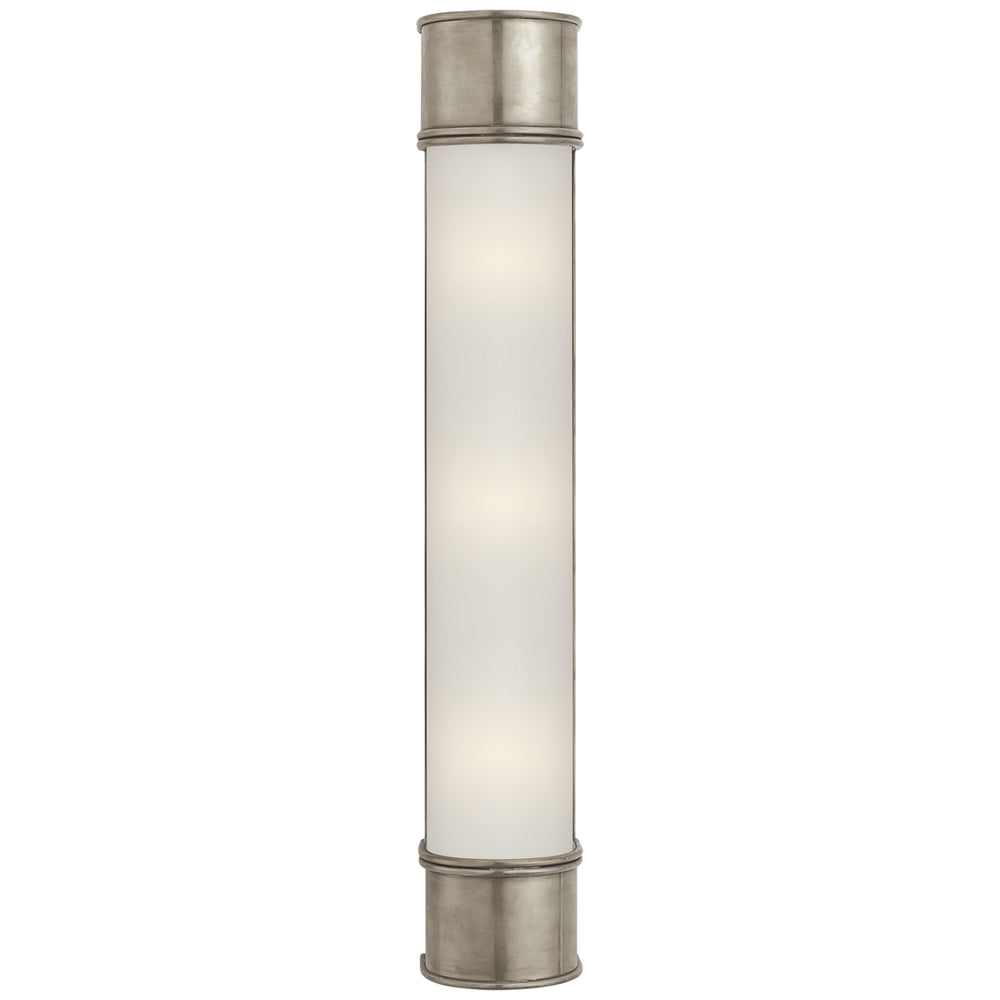 Visual Comfort Signature Canada - Three Light Bath Sconce - Oxford - Antique Nickel- Union Lighting Luminaires Decor