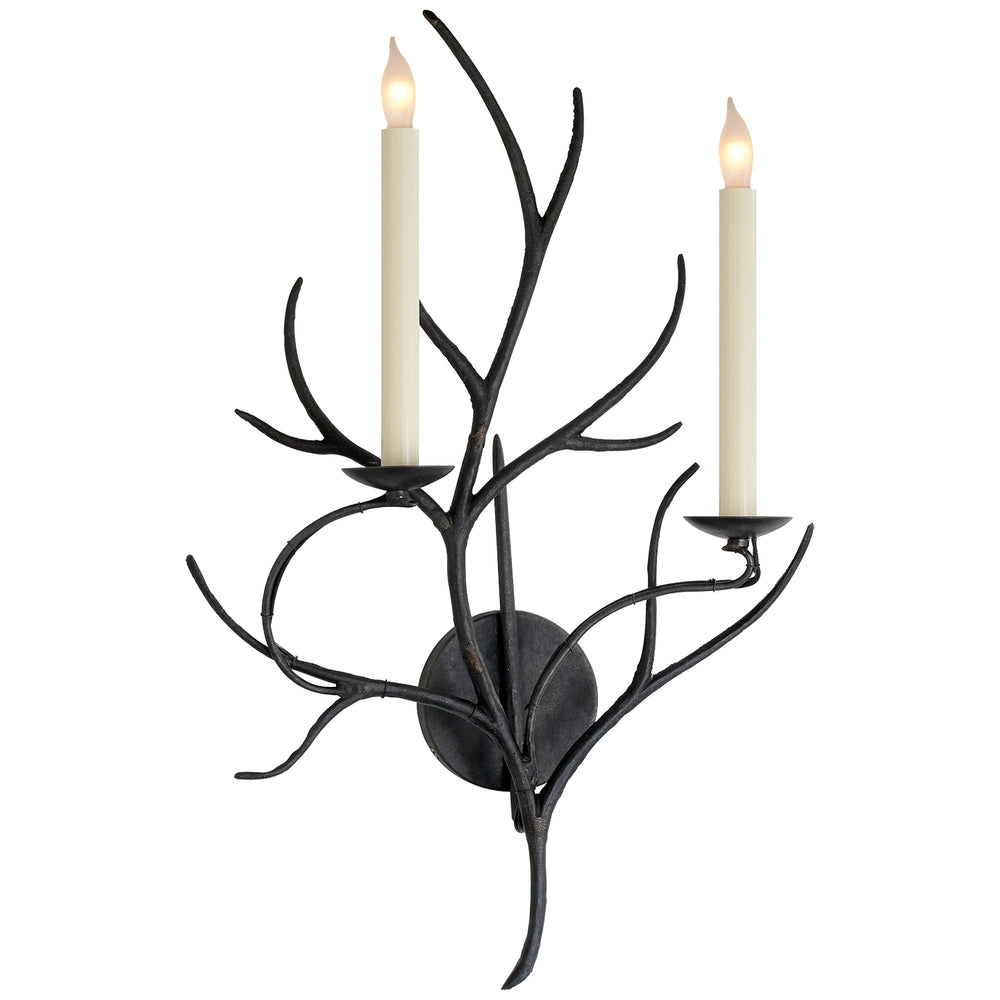 Visual Comfort Signature Canada - Two Light Wall Sconce - Branch - Aged Iron- Union Lighting Luminaires Decor