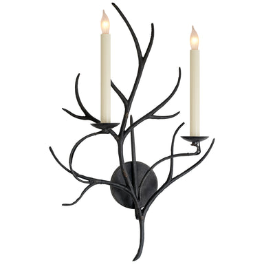 Visual Comfort Signature Canada - Two Light Wall Sconce - Branch - Aged Iron- Union Lighting Luminaires Decor