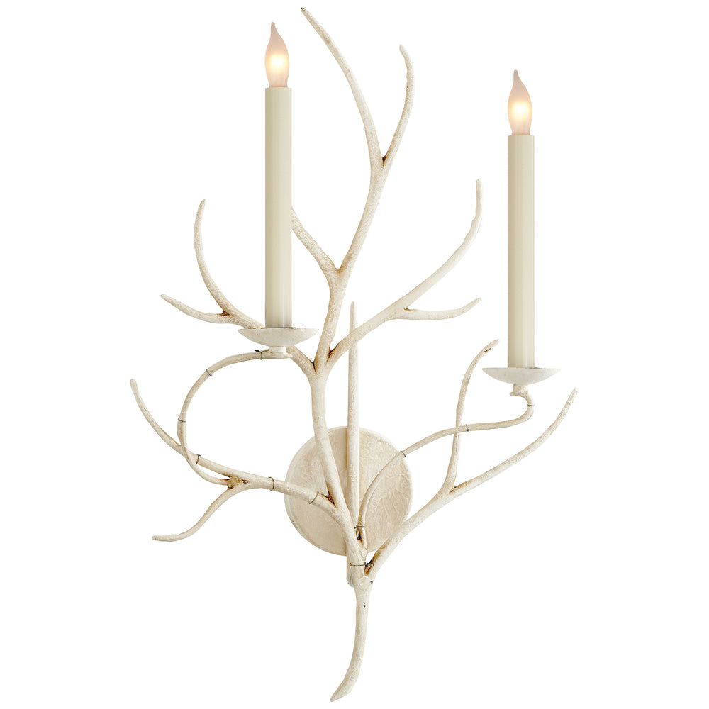 Visual Comfort Signature Canada - Two Light Wall Sconce - Branch - Old White- Union Lighting Luminaires Decor