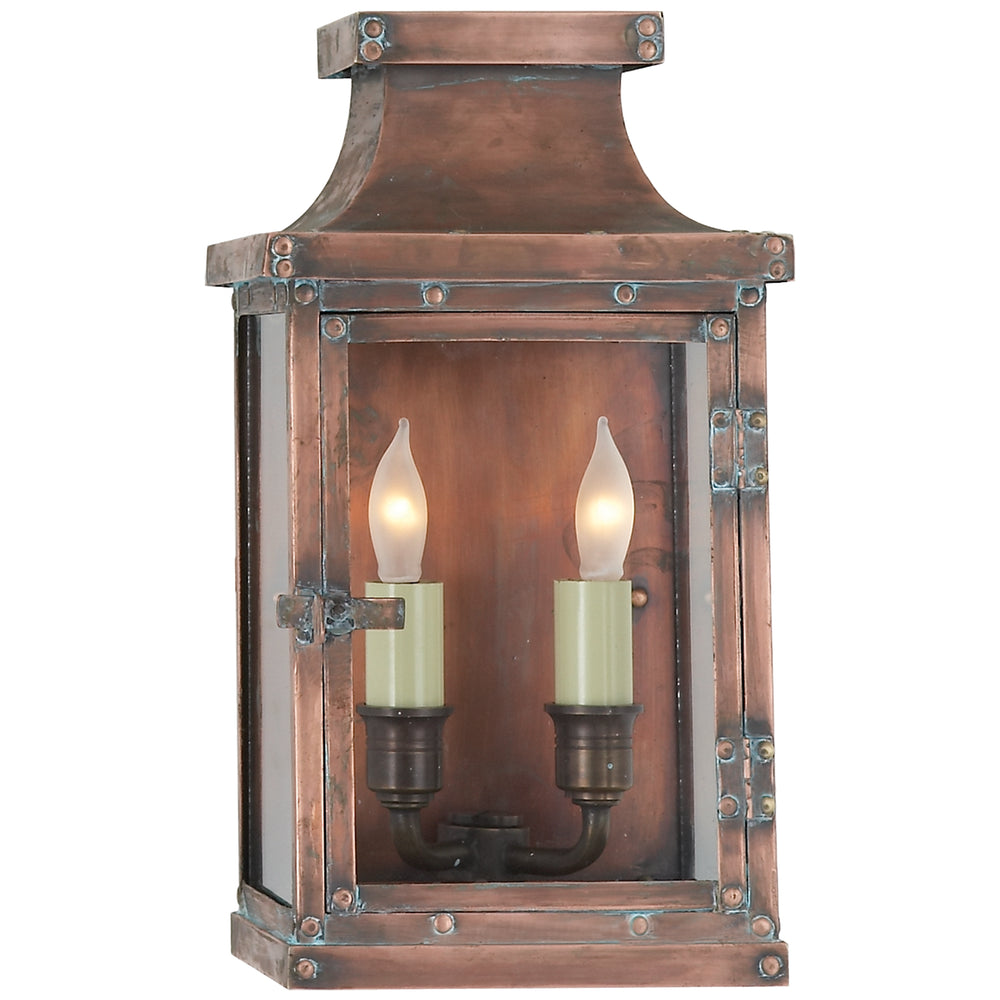 Visual Comfort Signature Canada - Two Light Wall Lantern - Bedford - Natural Copper- Union Lighting Luminaires Decor