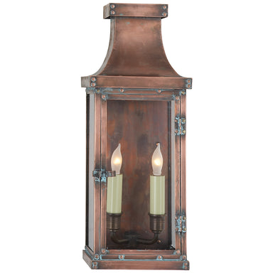 Visual Comfort Signature Canada - Two Light Wall Lantern - Bedford - Natural Copper- Union Lighting Luminaires Decor