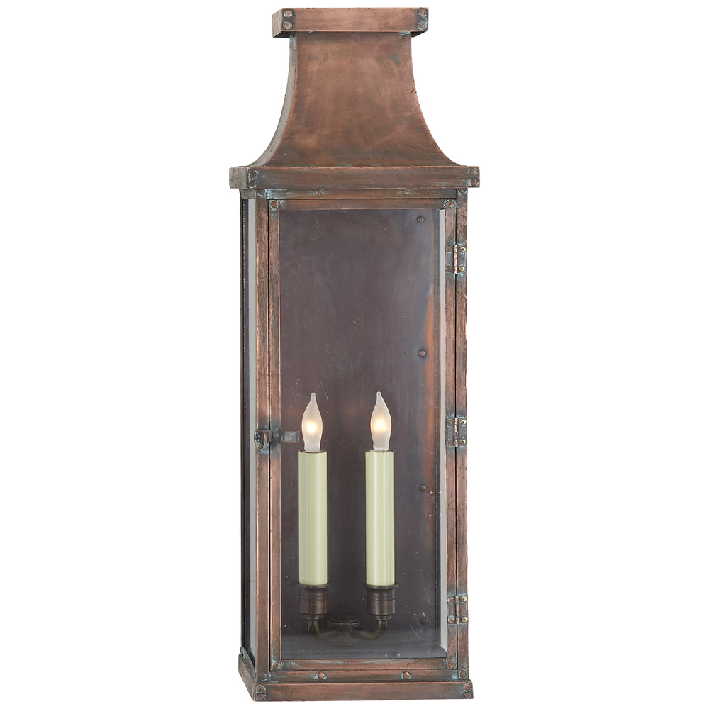 Visual Comfort Signature Canada - Two Light Wall Lantern - Bedford - Natural Copper- Union Lighting Luminaires Decor