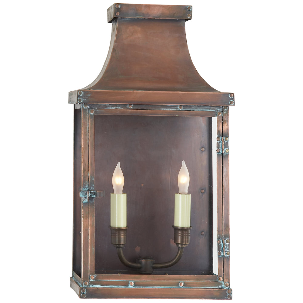 Visual Comfort Signature Canada - Two Light Wall Lantern - Bedford - Natural Copper- Union Lighting Luminaires Decor