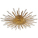 Visual Comfort Signature Canada - Two Light Flush Mount - Re - Gilded Iron- Union Lighting Luminaires Decor