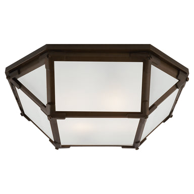 Visual Comfort Signature Canada - Two Light Flush Mount - Morris - Antique Zinc- Union Lighting Luminaires Decor