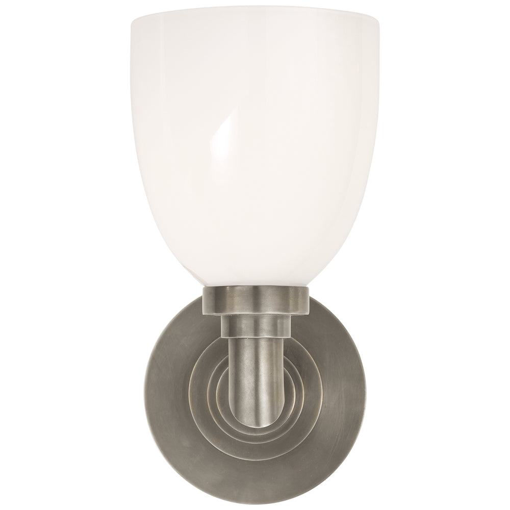 Visual Comfort Signature Canada - One Light Bath Sconce - Wilton - Antique Nickel- Union Lighting Luminaires Decor