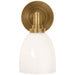 Visual Comfort Signature Canada - One Light Bath Sconce - Wilton - Hand-Rubbed Antique Brass- Union Lighting Luminaires Decor