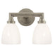 Visual Comfort Signature Canada - Two Light Bath Sconce - Wilton - Antique Nickel- Union Lighting Luminaires Decor