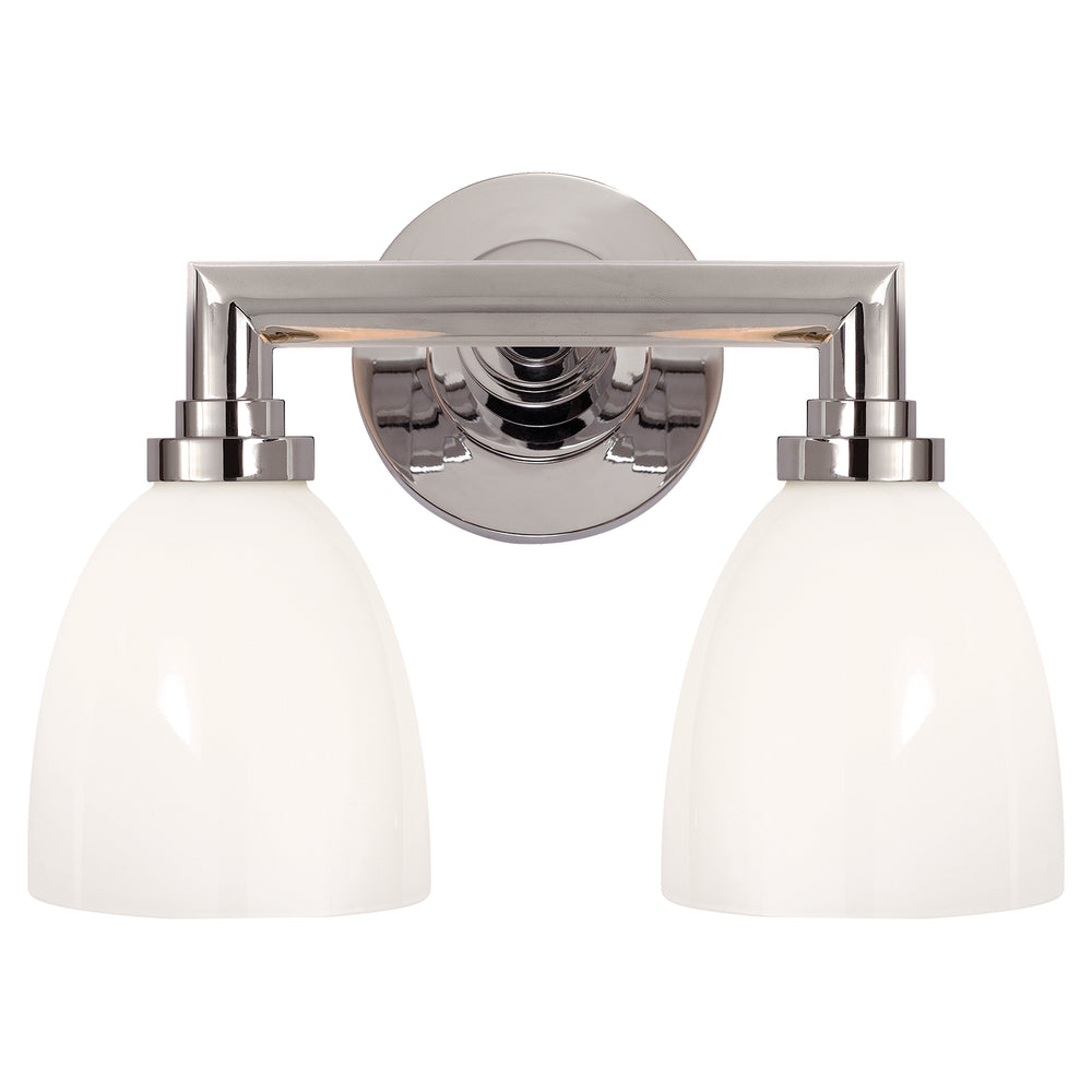 Visual Comfort Signature Canada - Two Light Bath Sconce - Wilton - Chrome- Union Lighting Luminaires Decor