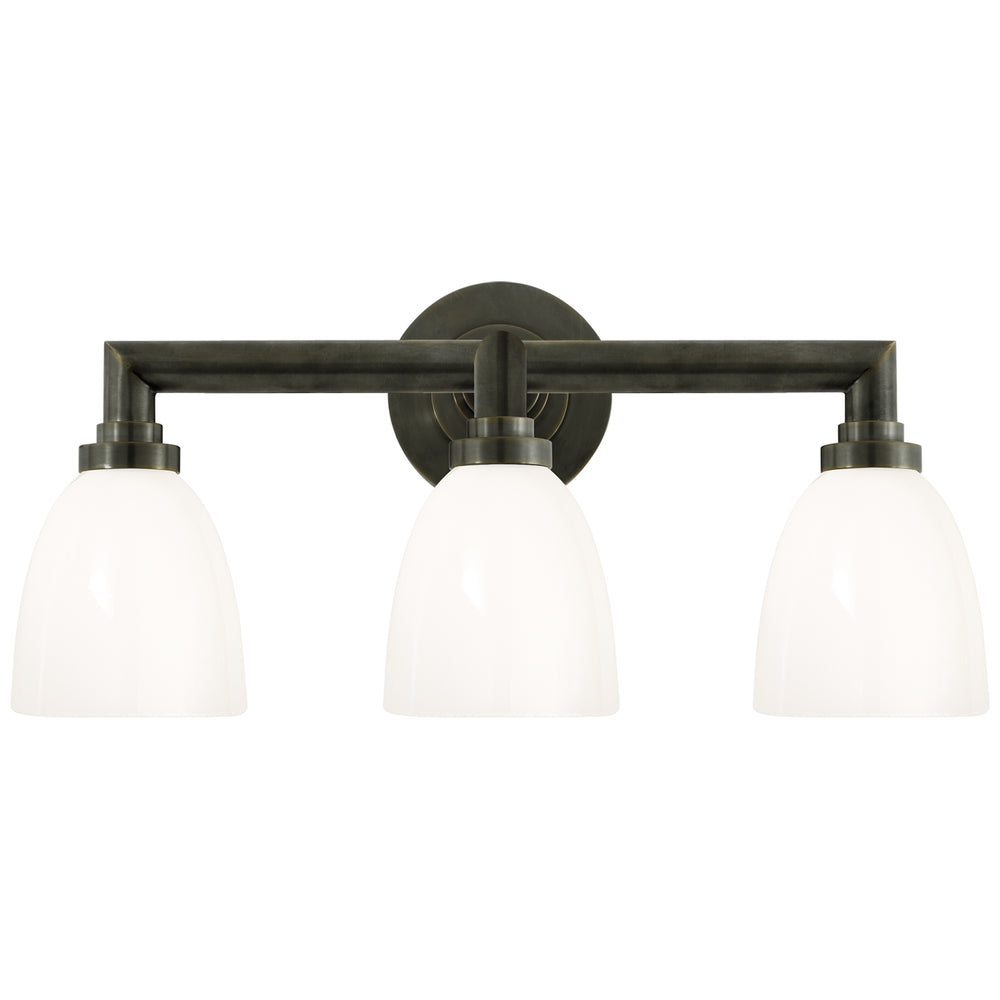 Visual Comfort Signature Canada - Three Light Bath Sconce - Wilton - Bronze- Union Lighting Luminaires Decor