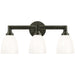 Visual Comfort Signature Canada - Three Light Bath Sconce - Wilton - Bronze- Union Lighting Luminaires Decor