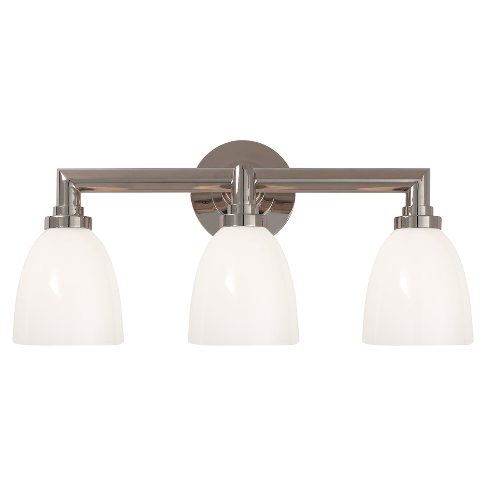 Visual Comfort Signature Canada - Three Light Bath Sconce - Wilton - Chrome- Union Lighting Luminaires Decor