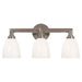 Visual Comfort Signature Canada - Three Light Bath Sconce - Wilton - Chrome- Union Lighting Luminaires Decor