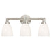 Visual Comfort Signature Canada - Three Light Bath Sconce - Wilton - Polished Nickel- Union Lighting Luminaires Decor