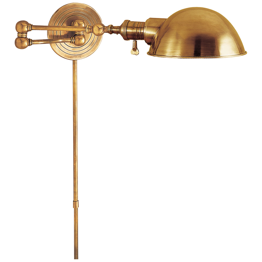 Visual Comfort Signature Canada - One Light Wall Sconce - Boston Functional - Hand-Rubbed Antique Brass- Union Lighting Luminaires Decor