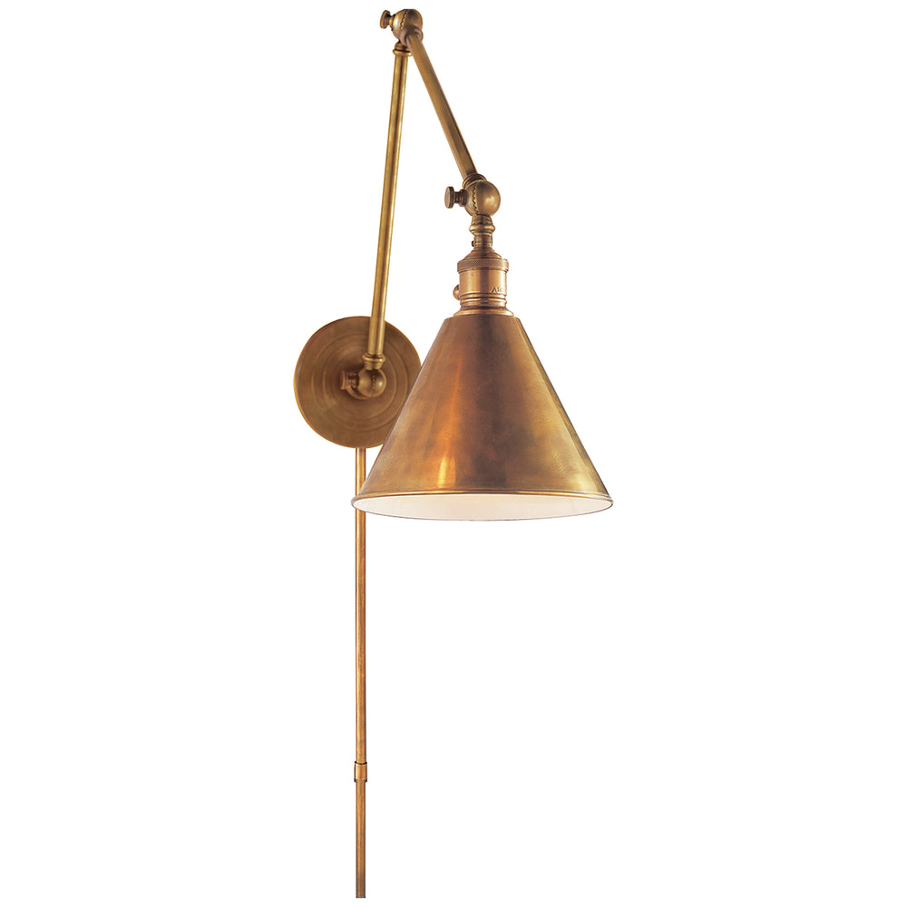 Visual Comfort Signature Canada - One Light Wall Sconce - Boston Functional - Hand-Rubbed Antique Brass- Union Lighting Luminaires Decor