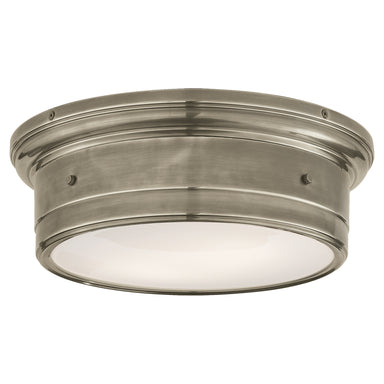 Visual Comfort Signature Canada - Two Light Flush Mount - Siena2 - Antique Nickel- Union Lighting Luminaires Decor