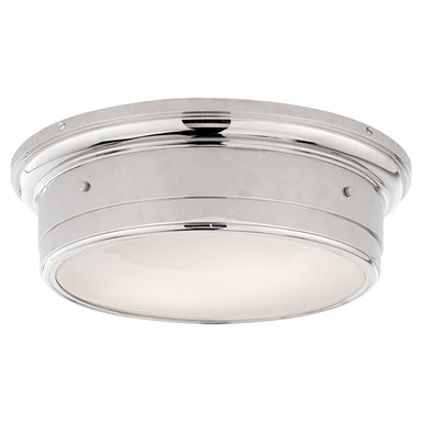 Visual Comfort Signature Canada - Two Light Flush Mount - Siena2 - Polished Nickel- Union Lighting Luminaires Decor