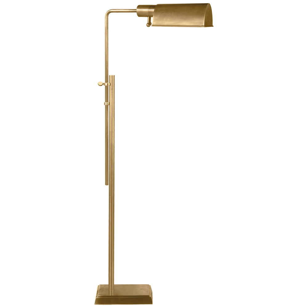 Visual Comfort Signature Canada - One Light Floor Lamp - Pask - Hand-Rubbed Antique Brass- Union Lighting Luminaires Decor