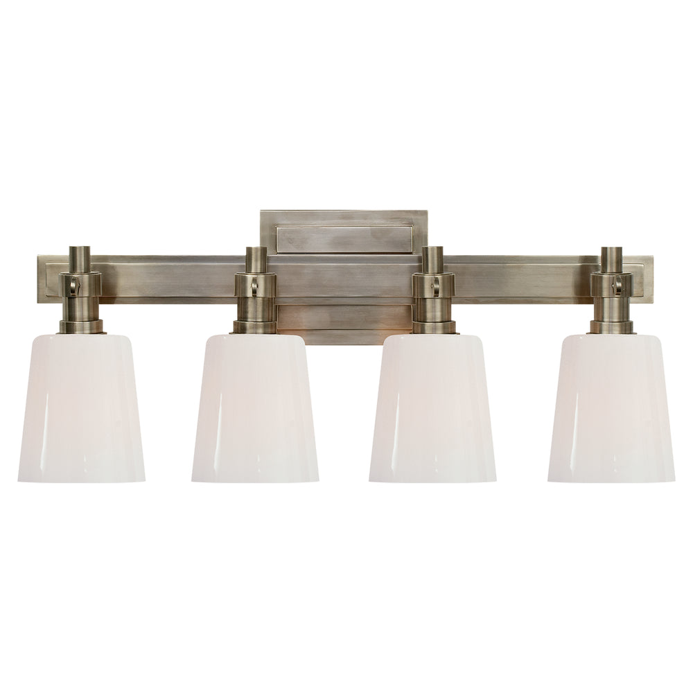 Visual Comfort Signature Canada - Four Light Bath Sconce - Bryant Bath - Antique Nickel- Union Lighting Luminaires Decor