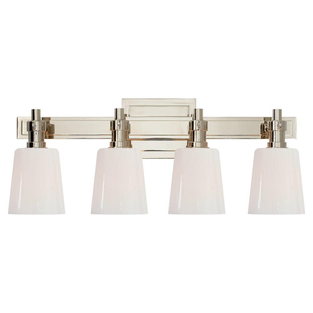 Visual Comfort Signature Canada - Four Light Bath Sconce - Bryant Bath - Polished Nickel- Union Lighting Luminaires Decor