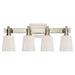 Visual Comfort Signature Canada - Four Light Bath Sconce - Bryant Bath - Polished Nickel- Union Lighting Luminaires Decor
