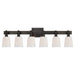 Visual Comfort Signature Canada - Six Light Linear Bath Sconce - Bryant Bath - Bronze- Union Lighting Luminaires Decor