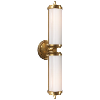 Visual Comfort Signature Canada - Two Light Bath Sconce - Merchant - Hand-Rubbed Antique Brass- Union Lighting Luminaires Decor