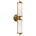 Visual Comfort Signature Canada - Two Light Bath Sconce - Merchant - Hand-Rubbed Antique Brass- Union Lighting Luminaires Decor