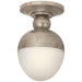 Visual Comfort Signature Canada - One Light Flush Mount - Clark - Antique Nickel- Union Lighting Luminaires Decor