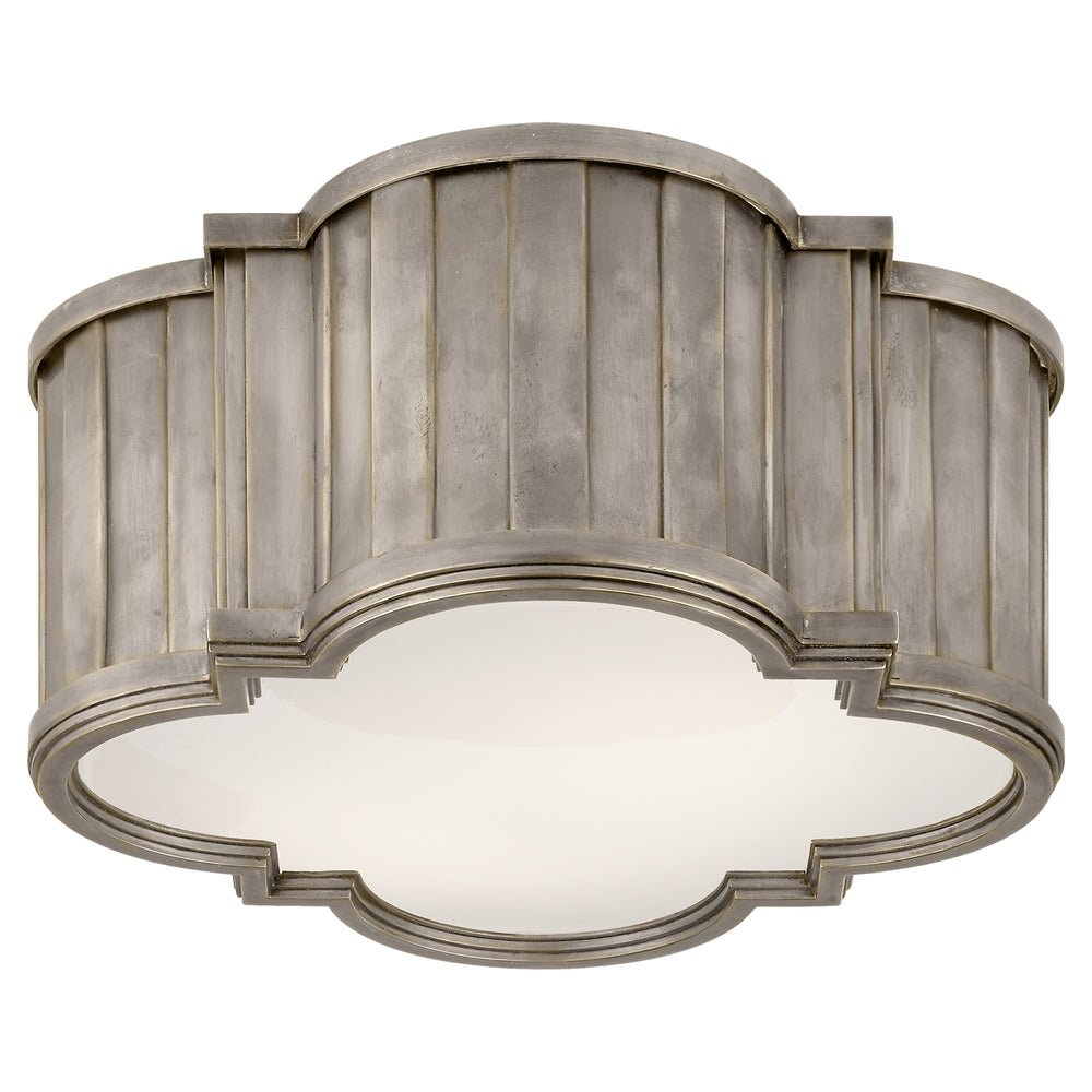 Visual Comfort Signature Canada - Two Light Flush Mount - Tilden - Antique Nickel- Union Lighting Luminaires Decor
