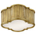 Visual Comfort Signature Canada - Two Light Flush Mount - Tilden - Hand-Rubbed Antique Brass- Union Lighting Luminaires Decor