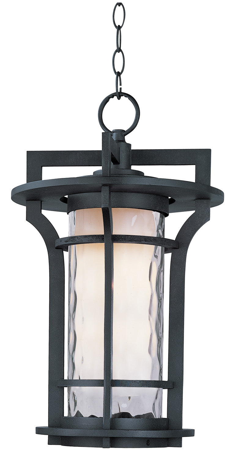 Maxim - One Light Outdoor Hanging Lantern - Oakville - Black Oxide- Union Lighting Luminaires Decor