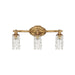 Capital Lighting - Three Light Vanity - Blakely - Antique Gold- Union Lighting Luminaires Decor
