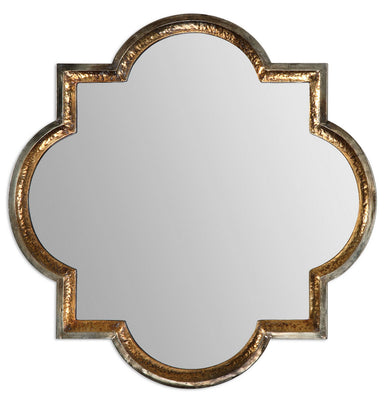 Uttermost - Mirror - Lourosa - Antiqued Gold And Oxidized Silver Champagne- Union Lighting Luminaires Decor