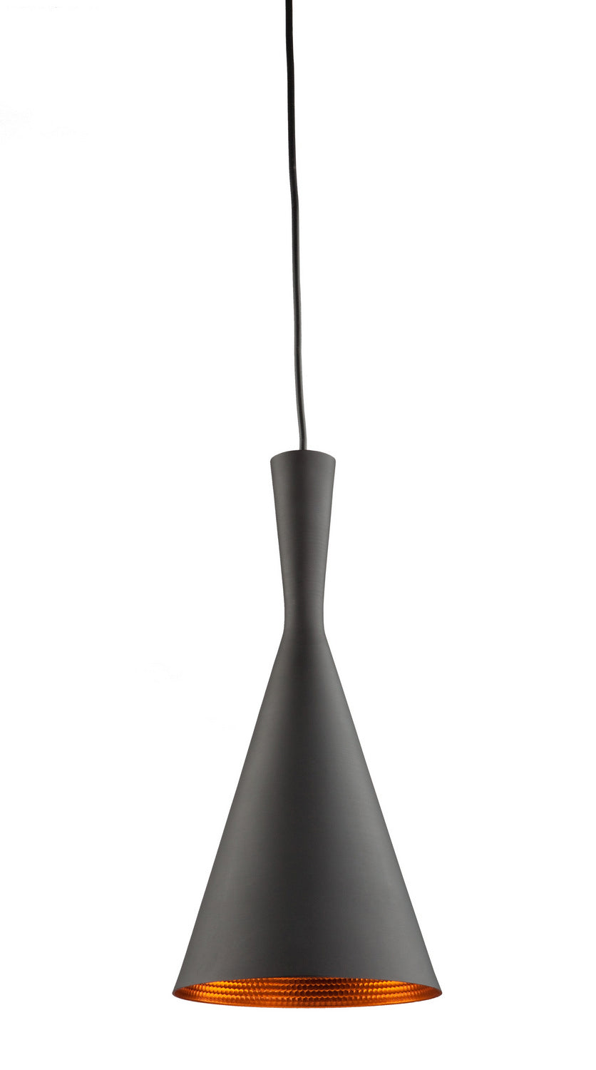Artcraft Canada - One Light Pendant - Connecticut - Matte Black & Copper- Union Lighting Luminaires Decor