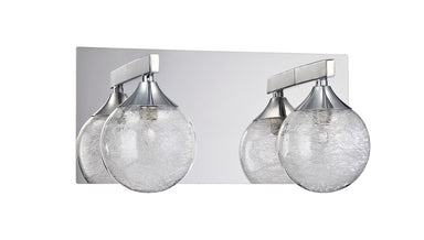 Kendal Canada - Two Light Bath - Fybra - Chrome- Union Lighting Luminaires Decor