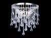 Avenue Lighting - LED Wall Sconce - Hollywood Blvd. - Polish Nickel / Clear Glass Tear Drops- Union Lighting Luminaires Decor