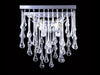Avenue Lighting - LED Wall Sconce - Hollywood Blvd. - Polish Nickel / Clear Glass Tear Drops- Union Lighting Luminaires Decor